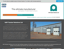 Tablet Screenshot of njrtubularsolutions.com
